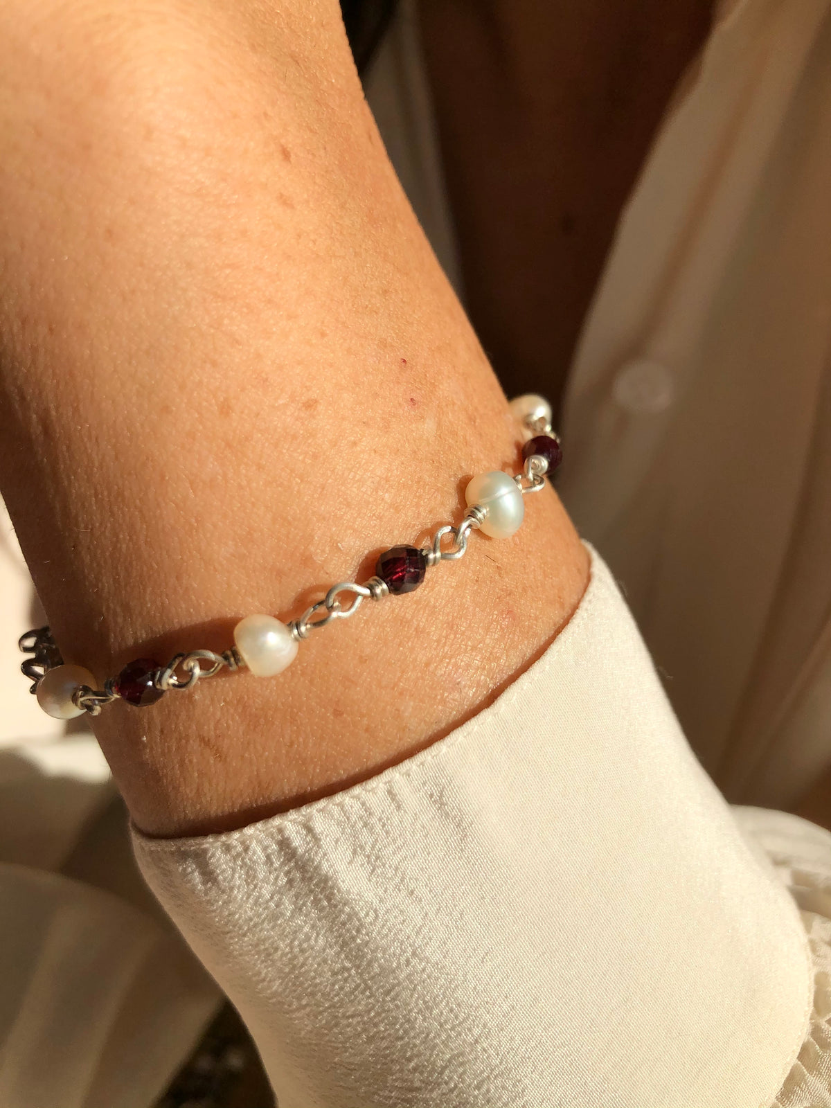 Bracciale Di Granato Hessonite Vendita Online - Foto 6