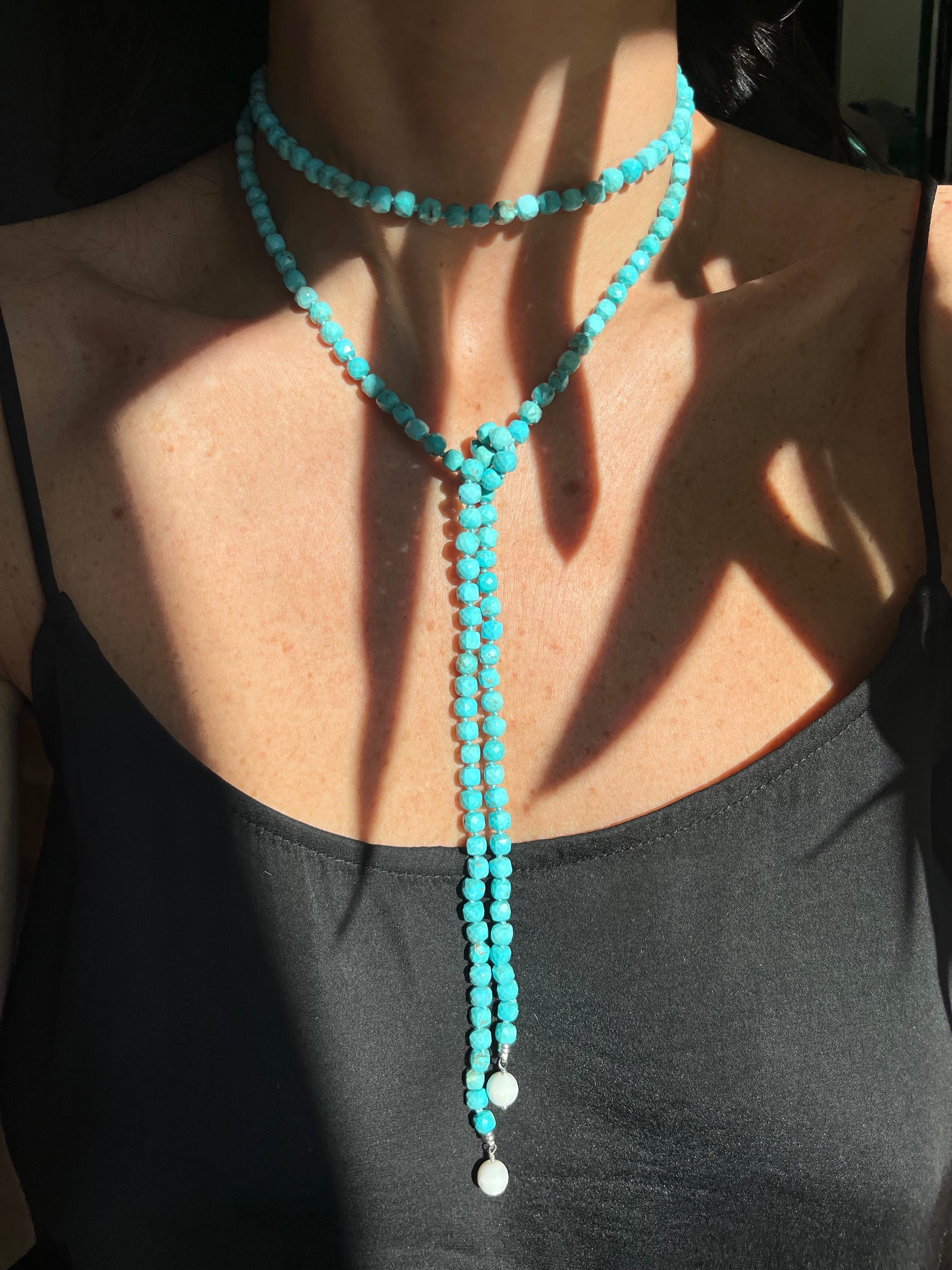 Open Necklace Turchese